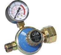 CFH Regulador de propano con manómetro 1-4 bar/DR 115, 52115