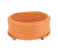 CFH Manguera de gas de goma de 20 m VS 790 - Manguera de gas de goma con conector G 3/8 LH a doble cara para flameadores y soldadores de gas, GLP, propano/butano, 20 bar, sellado cónico, de -30 °C a +