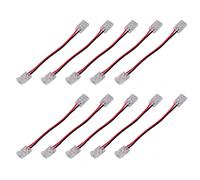 CFTGIW COB LED Strip Connector 10pcs Professional 2 Pin for DIY Projects