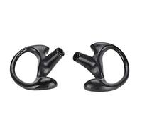 CFTGIW Cómodo Reemplazo de Molde de Oído de Gel de Sílice Negro para la Mayoría de los Kits de Audio de Tubo de Bobina, 2 Servicios de Sonido Fáciles y 1 Lata Pequeña con Luz ambiental. (M)
