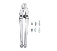 CFTGIW Llave Inglesa de Pasador Ajustable de 9 3/4 Pulgadas, Portátil, Universal, para Mantenimiento de Reparación de Automóviles, ATV, Camiones, UTV
