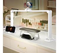 CGBE 34 Pulgadas LED Lámpara Manicura de Mesa Plegable para Técnico de Uñas