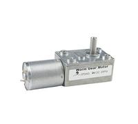 CHACNS 370WG Motor eléctrico con engranaje helicoidal 24V DC 2RPM Reductor de alto par para equipos de automatización