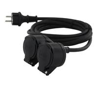 Chacon HO5RR-F 3 X1.5MM2 Cable de Extensión IP44 Doble Cabezal 10m