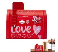 Chaies Buzón de San Valentín, buzón de San Valentín, multiusos, caja de tarjetas de San Valentín, compacto, decorativo, para tarjetas de felicitación