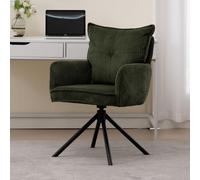 chairus Silla de Escritorio Giratoria en Pana, Verde