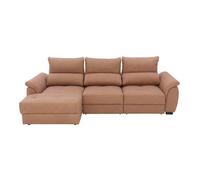 Chaise longue con cama benson izquierda 4 plazas camel