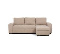 Chaise longue con cama harry reversible 3 plazas camel - conforama