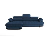 Chaise longue con cama selva izquierda 4 plazas azul