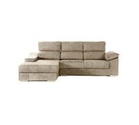 Chaise longue daniela ii izquierda 4 plazas beige