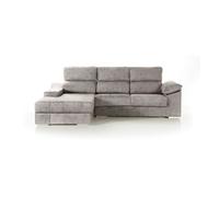 Chaise longue daniela ii izquierda 4 plazas gris