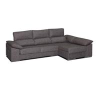 Chaise longue de 3.00m Con asientos deslizantes e muelles ensacados y abatibles, arcón y 2 poufs