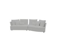 Chaise longue derecha 4 plazas lugano tela 2 color blanco