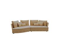 Chaise longue izquierda 4 plazas lugano tela 3 color vison