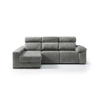 Chaise longue izquierda relax eléctrica all color gris claro