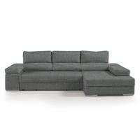 Chaise longue l bari xl derecha 4 plazas azul