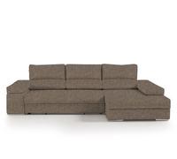 Chaise longue l bari xl derecha 4 plazas visón