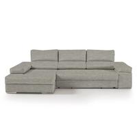 Chaise longue l bari xl izquierda 4 plazas beige