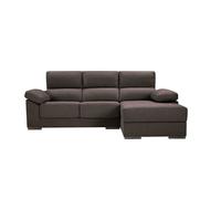 Chaise longue m con arcón noemi derecha 4 plazas chocolate