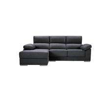 Chaise longue m con arcón noemi izquierda 4 plazas antracita
