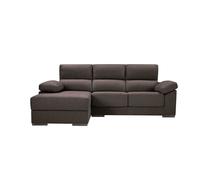 Chaise longue m con arcón noemi izquierda 4 plazas chocolate