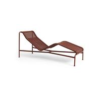 HAY Chaise longue Palissade Cord Iron red