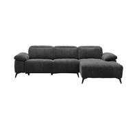 Chaise longue relax eléctrica andy derecha 4 plazas gris oscuro