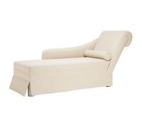 Chaise Longue Respaldo Reposabrazos Derecho Terciopelo Lino Vidaxl