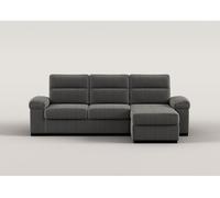 Chaise longue reversible 4 plazas con cama eric color gris