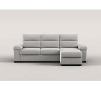 Chaise longue reversible 4 plazas con cama eric color gris claro