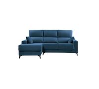 Chaise longue s noelia izquierda 3 plazas azul marino