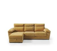 Chaise longue solis izquierda 4 plazas mostaza