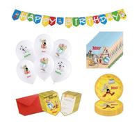 Chaks - Set de fiesta Astérix para niños, accesorios cumpleaños