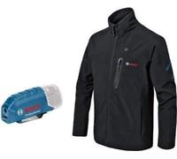 Chaleco calefactable Bosch Professional GHJ 12+18V XA, talla L, con 3 zonas de calefacción y potencia ajustable