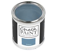 Chalk Paint Everything - Colorea fácilmente todo tipo de materiales sin lijar, color océano, tarro de 750 ml