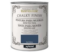 Rust-Oleum Bruguer Chalky Finish pintura para muebles Azul Intenso 125ml