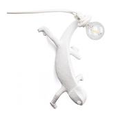 Chameleon Going Down Lámpara de Pared Blanco