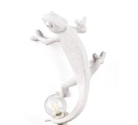 Chameleon Going Up Lámpara de Pared Blanco