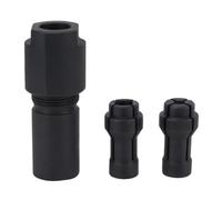 Changor Adaptador de Amoladora Angular a Amoladora Recta, Conversión de | Adaptador Recto de Mandril de Acero Al Carbono, Pinzas de 3 Mm y 6 Mm, para Esmerilado, Pulido y Lijado en Espacios