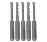 Changor Broca de Martillo Perforador de 110 Mm, Punta de Carburo Duradera | Juego de 5 piezas, espiral 2 canales, adecuado para Bosch, , , ladrillo, piedra