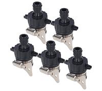 Changor Conector Universal Duradero para Grifo para Instalación sin Fugas, Juego de 5 Adaptadores para Manguera de Jardín y Cocina