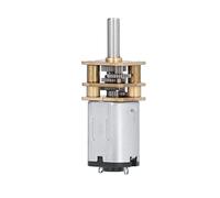 Changor Motor de Engranaje DC6V Motor de Reducción de Velocidad Confiable de 100 RPM para Dispositivos Electrónicos de Automatización de Oficinas