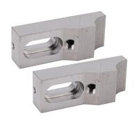 Changor Tornillo de Banco de Abrazadera Lateral Mini Abrazadera de Tornillo de Banco de Perfil bajo para Sujeción de Trabajo CNC de Molino 2 Uds S136H Molde de Acero Duradero 68x25x20mm