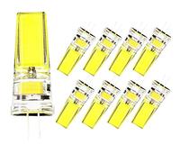 Chao Zan 5W Mini Bombilla LED G4 COB LED AC DC 12V Blanco frío 6000K,400Lm,360º Ángulo de haz, No Regulable,Pack of 8