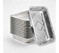 CHAOHAOKE Goteadores de aluminio XXL, 34 x 25 cm, 2900 ml, desechable Grease Catchers for Gas Grills, Charcoal Grills & Ovens, 10 unidades