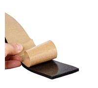 CHAOUYYZ 5M/Unidad Tira de Sellado de Goma Epdm Esponjosa Autoadhesiva, de Espuma Negra, Autoadhesiva, Insonorizada, Anticolisión, con Adhesivo Fuerte por una Sola Cara/T5Mm * W20Mm * L10M/1Pc