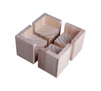 Chaoyilian Elevadores De Muebles De Madera,Elevadores De Muebles Cuadrados,Tacos Elevadores para Mesa,Paquete De Elevadores De Cama De Madera,Elevadores De Muebles Cuadrados Maciza