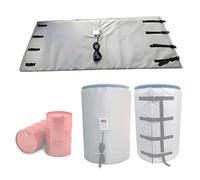 Chaqueta calefactora para bidones IBC de 200 L/1000 L, calentador impermeable para contenedores IBC, chaqueta calefactora para bidones de 220 V, controlador de temperatura ajustable de 0 a 150 °C
