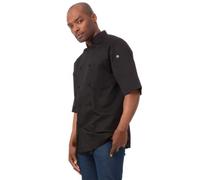 Chaqueta de chef, negra, 2XL, Chef Works JLCV-BLK, M, Negro, 1