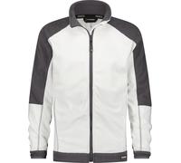 Chaqueta de forro polar DASSY modelo KAZAN, talla L, color blanco/gris